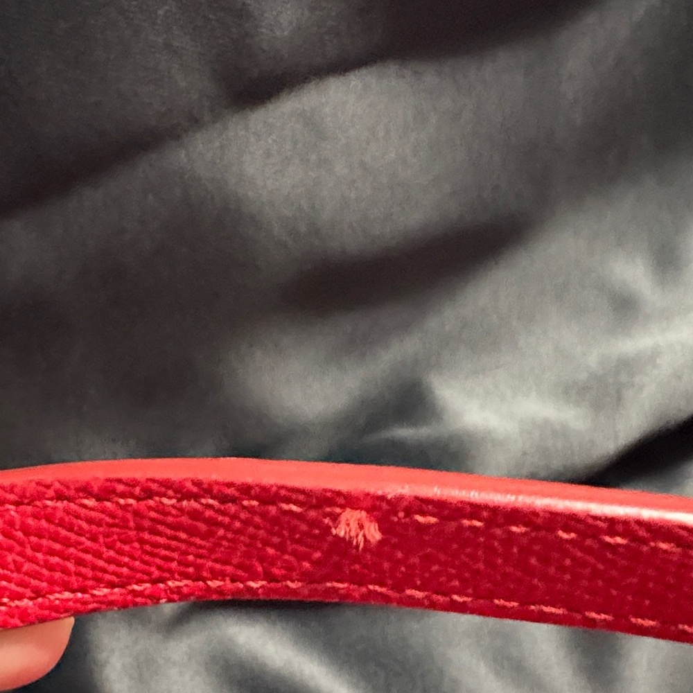 Coach Vibrant Red Leather Tote - Picture 10 of 13